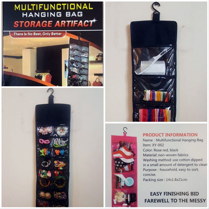 Multi Function Hanging Bag Storage Pack Of 4