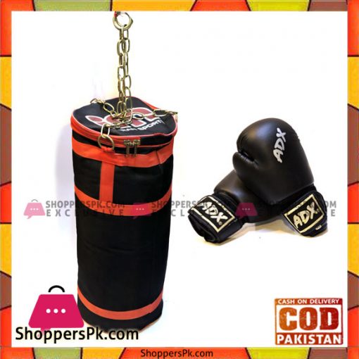 Punching Bag 2-Feet with Boxing Gloves