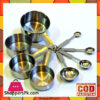 Stainless Steel Measuring Cups And Measuring Spoons 8 - Piece Set