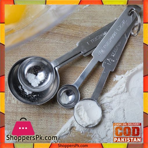Stainless Steel Measuring Spoons 4 - Piece Set