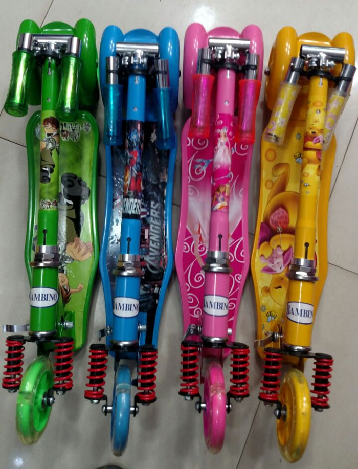 Pooh Three Wheel Scooty For Kids 3 To 10 Years Kids