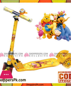 Pooh Three Wheel Scooty For Kids 3 to 10 Years Kids