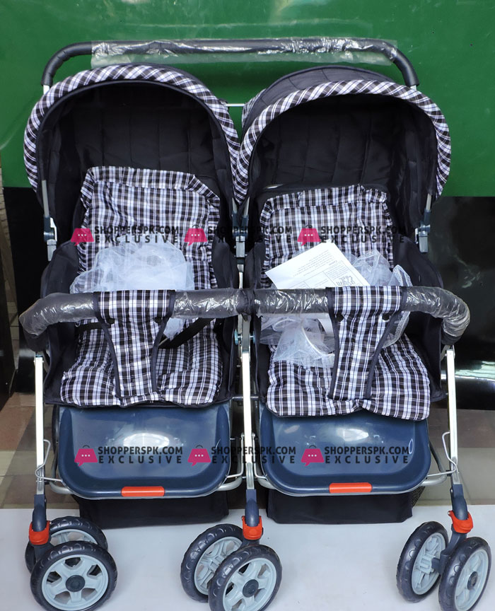 Super Twin Baby Stroller Side By Side Hh-888
