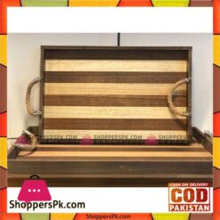 Wood Tray Set 2 Pcs