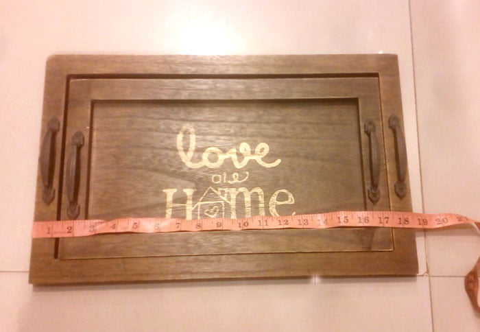 Wood Tray Set 2 Pec 4 Wood Tray Set 2 Pec