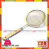 Wooden Handle Stainless Steel Colanders Strainers - Medium 14 Inch