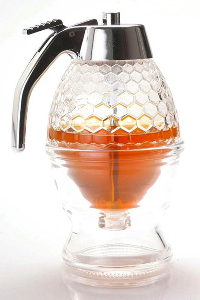 Honey Storage Bottle Honey Dispenser Acrylic 200 Ml