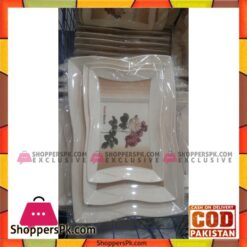 melamine plastic serving tray 3 pec