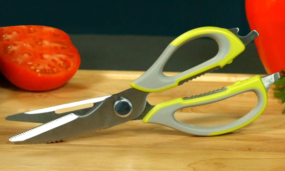Mighty Shears 2 Piece Set Professional Grade Stainless Steel Blades Kitchen Too