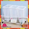 Plastic Lundry Sorter Triple Laundry Basket with Wheels YLT-0405F Price in Pakistan