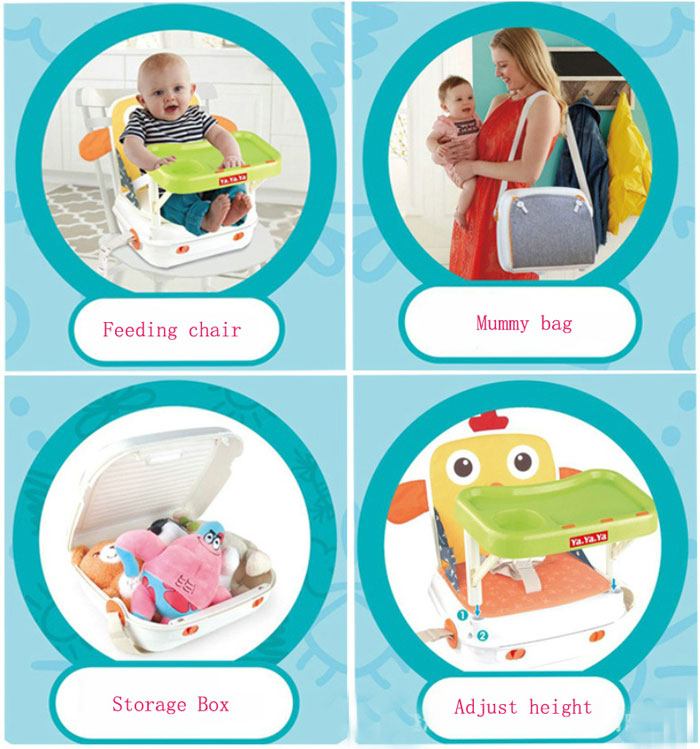 3 In 1 Musical Chair Feed &Amp; Go Booster With Tray Ya.ya.ya.