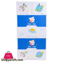 Baby Clothes Storage Drawer 4+2 Jumbo Star & Bear