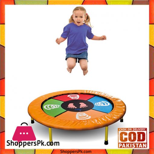 Dance Jump and Play Kid’s Mini Electronic Trampoline With Exciting Fun Touch Playmat, LED Scoreboard with lights and Sounds, Connects to Smartphone, Great Gift for Children