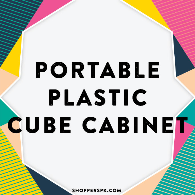 Portable Plastic Cube Cabinet in Pakistan