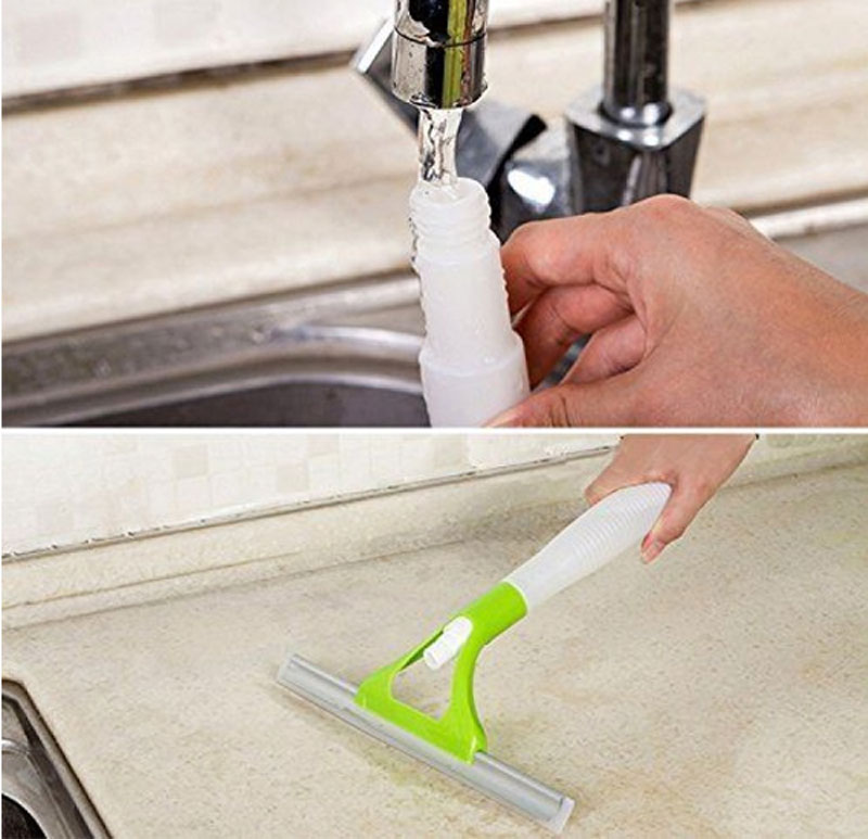 Small Spray Glass Clean Cleaning Brush Wiper