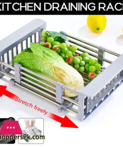 Stainless Steel Sink Rack Roll Folding Drain Rack