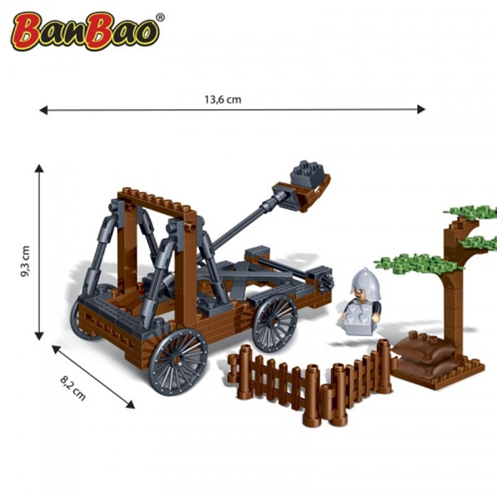 Banbao Black Sword Catapult Building Bricks - 8269 4 Banbao Black Sword Catapult Building Bricks - 8269