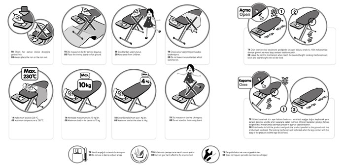 High Quality Granit Iron Stand Adrina 3030