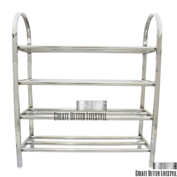 High Quality Stainless Steel 4 Tier Shoe Rack A284-LW in Pakistan