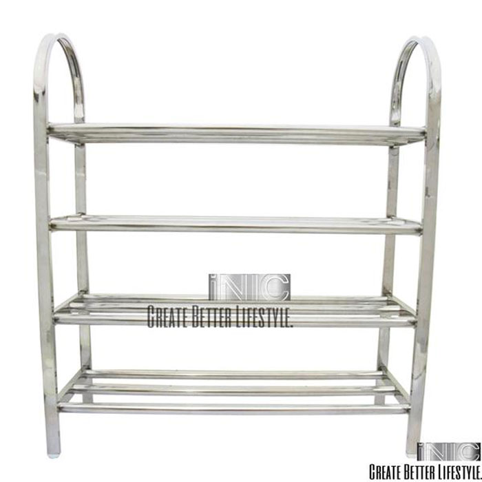 High Quality Stainless Steel 4 Tier Shoe Rack A284-Lw