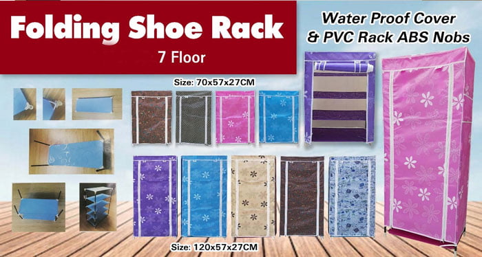 Portable Shoe Rack 7 Layer
