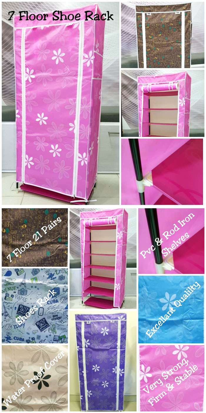 Portable Shoe Rack 7 Layer 8 Portable Shoe Rack 7 Layer