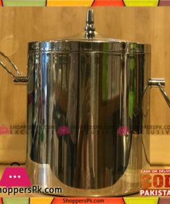 Insulated Ice Bucket with Lid Stainless Steel