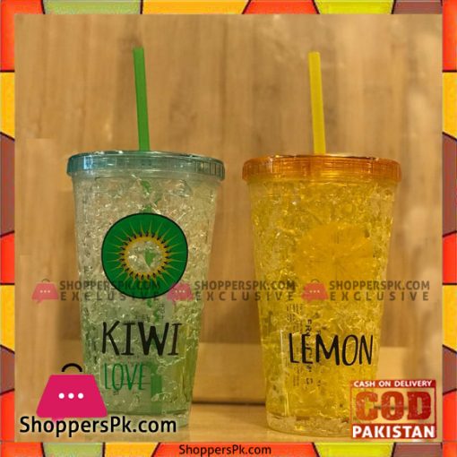 Double Wall Acrylic Travel Cup with Lid and Straw -1 Pcs
