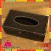 Rectangular Leather Tissue Box Holder