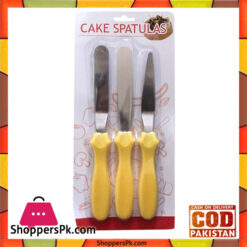Angled Straight Spatulas 3 Pcs Set