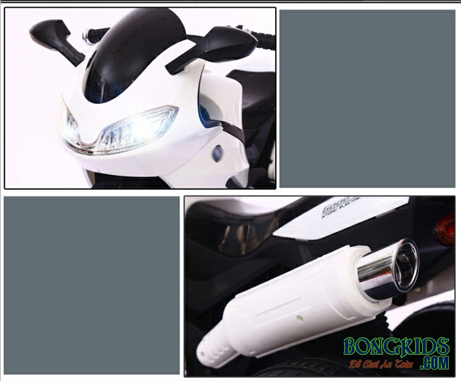 Bmw Electric Baby Dolphin Motor Bike Smoking From Silencer At-1188