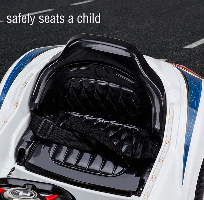 Bugatti Kids Ride Paint On Car With Swing