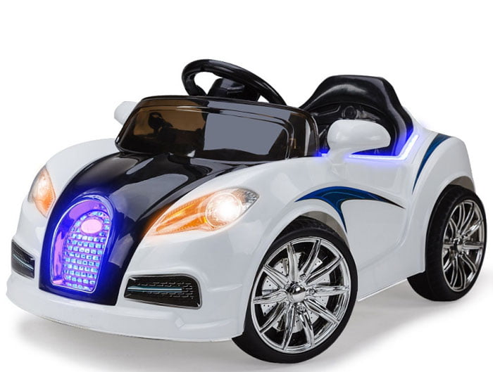Bugatti Kids Ride Paint On Car With Swing