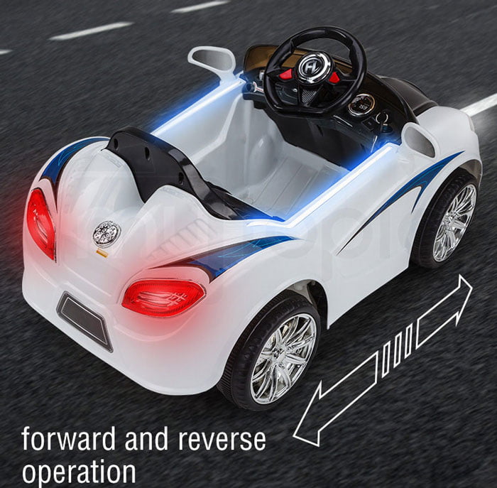 Bugatti Kids Ride Paint On Car With Swing