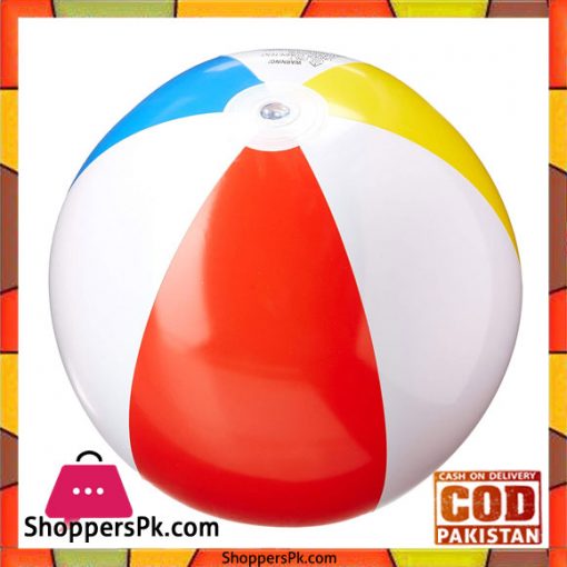 Intex 59020 3 Pack 20" Glossy Panel Colorful Beach Ball Inflatable Pool