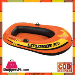 INTEX Boat Explorer 200 For 95 KG -58 X 33 X 14" - 58330
