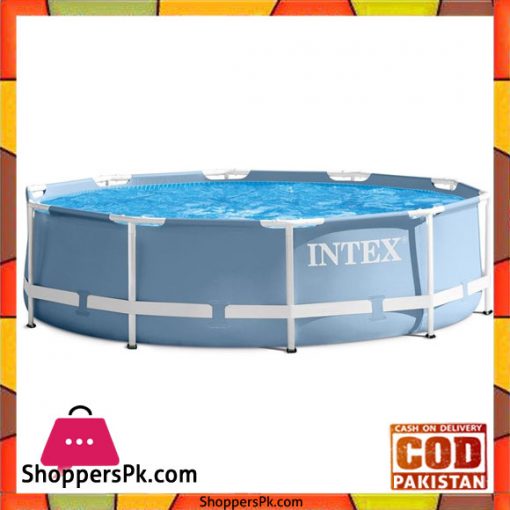 Intex Prism Frame™ Above Ground Swimming Pool with Filter Pump and Accessories - 15ft x 48" - 26736