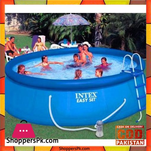 Intex Easy Set Pool With Safety ladder Ground Cloth Pool Cover -15' X 48"