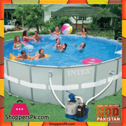 Intex Frame 54958 Ultra Frame Pool Set - 18 x 4.6 Feet - 54958