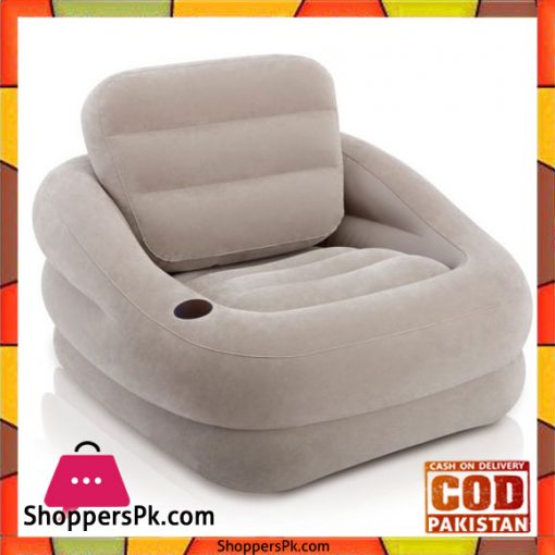 Intex Inflatable Chair Gray - 68587