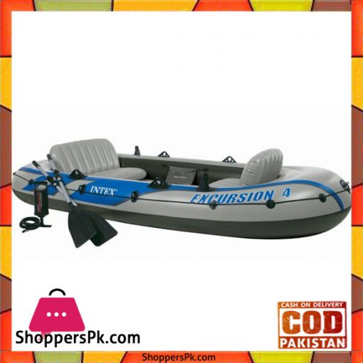 Intex Inflatable Excursion 4 Boat Set - 68324