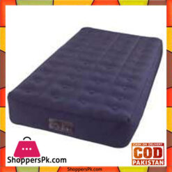 Intex Inflatable Mattress One And A Half With Built In USB  12V Pump  Inflatable Mattress -102  191  23 cm"- 68724