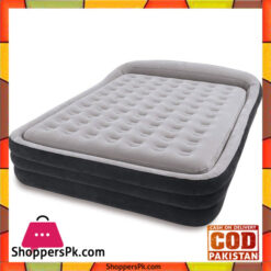 Intex Luxury Comfort Frame Queen Size Airbed with Electric Pump - 66974