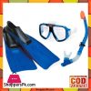 Intex Mask With Fins and Snorkel Swim Set Reef Rider Blue - 55957