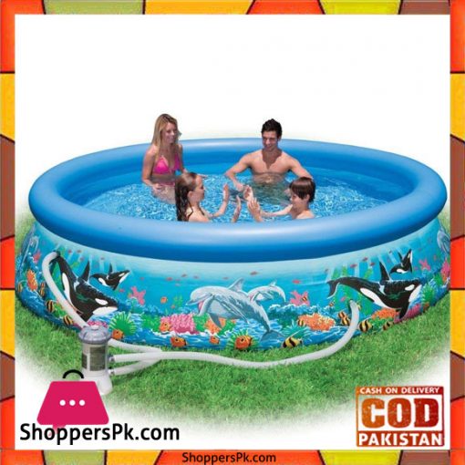 Intex Ocean Reef Easy, Swimming Pool Cartridge Filter 2,006 l/h, -305 x 76" cm - 28126