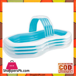 Intex Piscina Family Cabana, 310 x -188 x 130" cm Blue - 57198