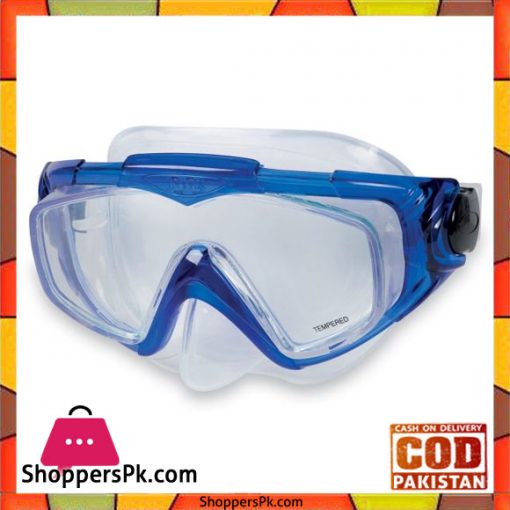 Intex Silicone Aqua Pro Adults Diving Mask Blue - 55981