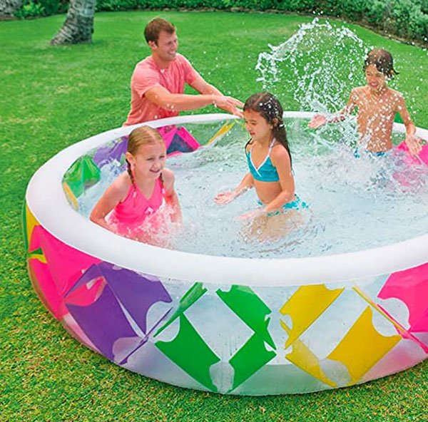 Intex Swim Center Pool, Multi Color - 56494