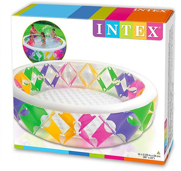 Intex Swim Center Pool, Multi Color - 56494