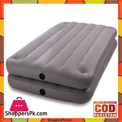 Intex Twin Size Raised 2 In 1 Airbed - 67743